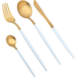 Σετ Μαχαιροπίρουνα 24 Τεμαχίων Cryspo Trio Senso White Gold Mat 7.5mm (45.833.24)