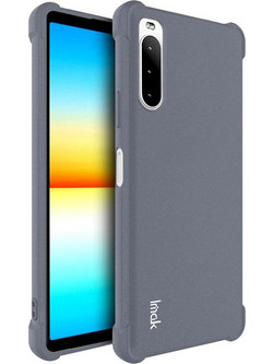 Για Sony Xperia 10 IV IMAK All-inclusive θήκη TPU με προστατευτικό οθόνης (Ματ γκρι) (imak) (OEM)