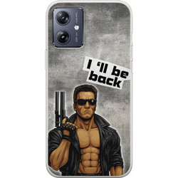 Θήκη Epic Quotes - I 'll be back Motorola Moto G54 5G Flexible TPU (Διάφανη Σιλικόνη)