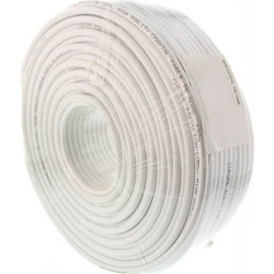 Καλώδιο ομοαξωνικό 100m, 6.5mm, CX-015LC, 75R λευκό Well RG6-CCS/AL-100-CHR