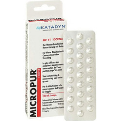 ΤΑΜΠΛΕΤΕΣ ΚΑΘΑΡΙΣΜΟΥ ΝΕΡΟΥ KATADYN MICROPUR MF 1T (100 ΤΕΜ)