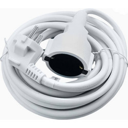 Καλώδιο Προέκτασης Lamtech (LAM980312) Με Προστασία Για Παιδιά - 10m - Λευκό LAM980312