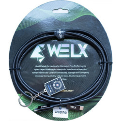 WELX USB R9 1.5m - Καλώδιο USB 3.2 (WELXejzob61qR9)