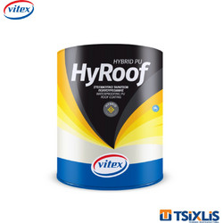 Vitex Hyroof Hybrid PU Επαλειφόμενο Υβριδικό Στεγανωτικό Ταράτσας Λευκό 3lt