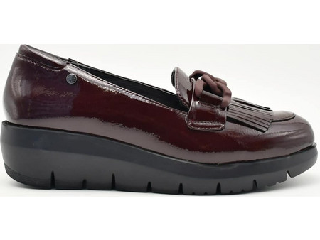 Loafers παπούτσια Γυναικεία Stonefly 221542 6W2 Plume 13 σε μπορντό δέρμα λουστρίνι