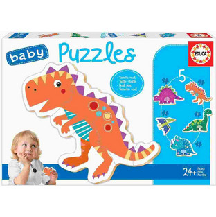Παιδικό Puzzle Educa Dinosaur 3 + 2x4 + 2x5 Κομμάτια