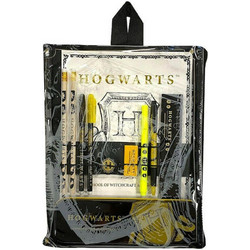 Τσαντάκι Σετ Κασετίνα και Γραφική Ύλη Hogwarts Shield Harry Potter HP148451 Blue Sky