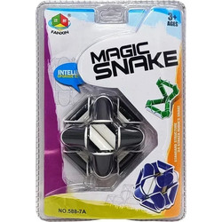Κύβος Ταχύτητας Magic Snake 3+ 588-7A Λευκό-Μαύρο