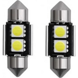LED Σωληνωτές Λάμπες Πλαφονιέρας 12V 2SMD 2τεμ. Andowl Q-CR20