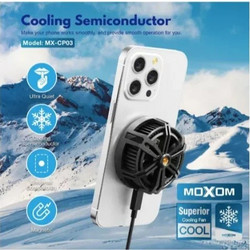 Moxom MX-CP03 Ανεμιστηράκι Κινητού Μαύρο