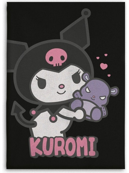 Κουβερτάκι Hello Kitty - Kuromi - Flanel Blanket 110*150cm AYM-008HKUR-FL