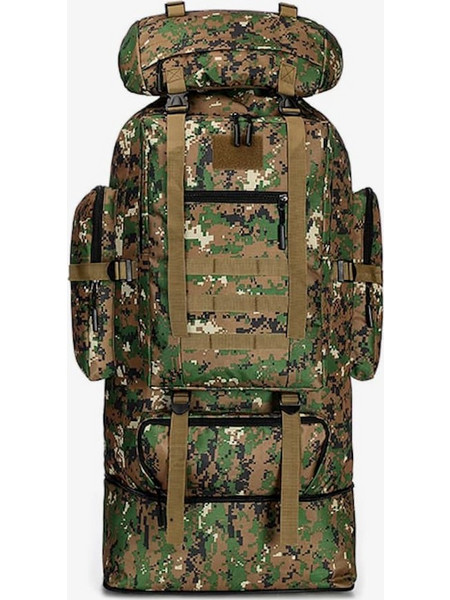 Astis αδιάβροχο σακίδιο πλάτης ορειβατικό 100L, (camouflage)
