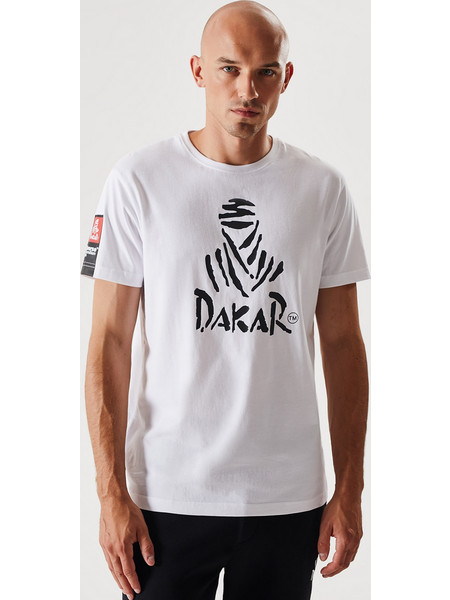 Dakar T-shirt με Τύπωμα DKR 0122 - White