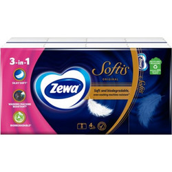 Zewa Softis Original, Χαρτομάντηλα 4 φύλλων 8 τμχ