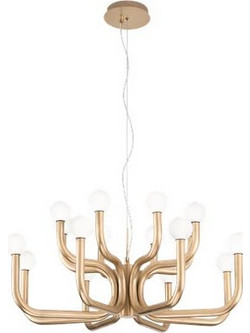 ΦΩΤΙΣΤΙΚΟ ΚΡΕΜΑΣΤΟ DERBY 16xG9 Φ.81.5cm Ν. SO.DERBY/ORO