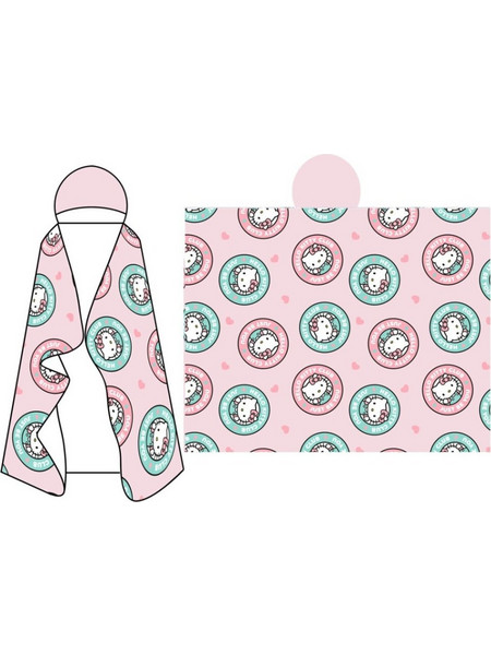 Hello Kitty Club hooded blanket 120x150cm