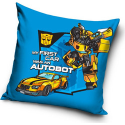 Transformers Autobot velvet cushion cover 40x40 cm