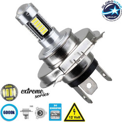 Globostar H4 Extreme Series LED 12V 6W 1τμχ