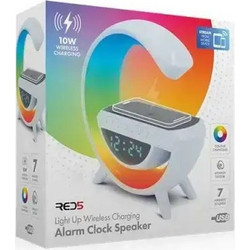 The Source Light Up Wireless Alarm Clock Speaker