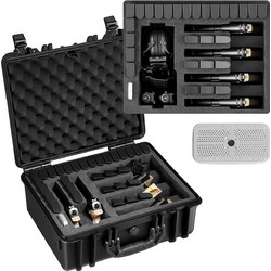 VEVOR Ανθεκτική Σκληρή Θήκη Πιστολιού με XPE Αφρώδες Εσωτερικό, Αδιάβροχη Θήκη Αποθήκευσης με Προσαρμόσιμη Επένδυση, Συμβατή με TSA, 475x415x215 mm YZSQH1891638H0SQD001V0