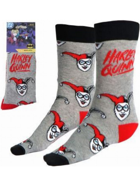 Cerda DC Comics Harley Quinn Ανδρικές Κάλτσες Γκρι