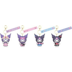 HELLO KITTY - Kuromi Outfit Series - Assort 12 Keychain 13cm Blind Box