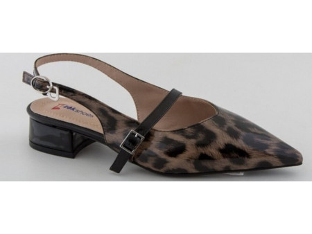 G2110L Γυναικείο Slingback ZAK SHOES Animal Print