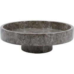 Artekko Marble Γκρι Μαρμάρινη Πιατέλα (25x25x8)cm