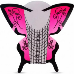 Φόρμες Νυχιών Butterfly Pink 100pcs