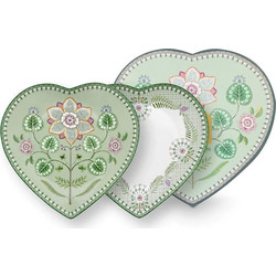 ΣΕΤ 2 ΤΜΧ ΣΕ GIFT BOX ΠΙΑΤΑ LILY LOTUS LIGHT GREEN ΣΕ ΣΧΗΜΑ ΚΑΡΔΙΑΣ 21.5EK. PIP STUDIO-51001560