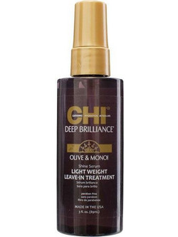 Chi Deep Brilliance Olive & Monoi Light Weight Leave In Treatment Serum Μαλλιών 89ml