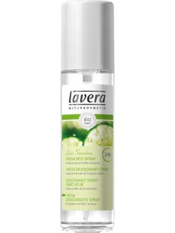 Lavera Lime & Organic Varbena Φυσικό Αποσμητικό Spray 24h Χωρίς Αλουμίνιο 75ml