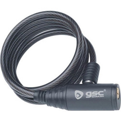Κλειδαριά Ποδηλάτου GSC 12mm 1m Μαύρο N70524