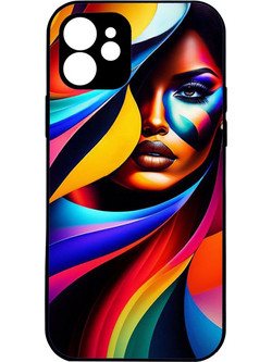 CUSTOM Art woman - iPhone 14 Pro Premium σκληρή θήκη (πλαστικό υψηλής ποιότητας, high definition colors)