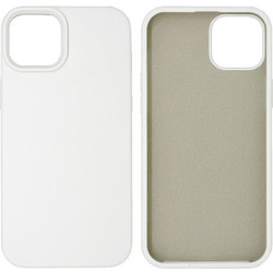 Ancus Liquid Silicone Back Cover White (iPhone 15 Plus)
