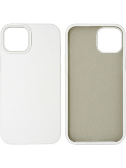 Ancus Liquid Silicone Back Cover White (iPhone 15 Plus)