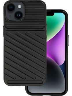 Powertech Thunder Back Cover Black (iPhone 15 Plus)
