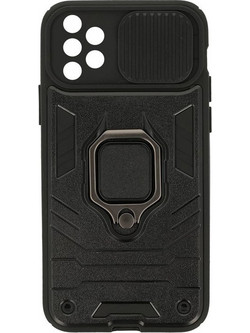 Powertech Ring Lens Back Cover Black (Galaxy A73 5G)