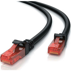 Powertech U/UTP Cat.6 Καλώδιο Δικτύου Ethernet 3m Black CAB-N276