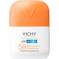 Vichy UV Aqua Αντηλιακό Γαλάκτωμα Προσώπου & Ματιών SPF50+ 50ml