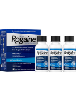 Men's Rogaine Extra Strength - Θεραπεία Ενίσχυσης Τριχοφυΐας για Άνδρες (3x60ml)