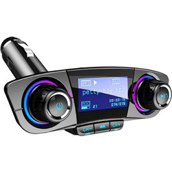 Πομπός FM Transmitter Bluetooth 5.0 Handsfree USB,AUX,SD MP3 Player Αυτοκινήτου & 2 x USB Φορτιστής με Οθόνη 1,3 Inch & Μικρόφωνο 12V & 24V