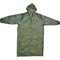 Αδιάβροχο Παραλλαγής με Κουκούλα Camouflage Raincoat Απλό 30