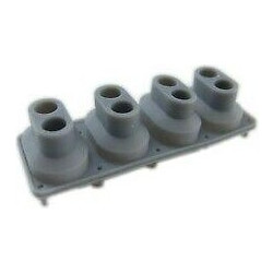 KORG 500504103 RUBBER KEY 4P CONTACTS PARTS FOR KORG SP170S , SP280, 88 KROME, LP 180, KROSS and more - KORG