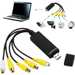 EASYCAP 002 4 Κανάλια Video, 1 Κανάλι ήχου, Capture Recording CCTV USB - ArtSound and Lights