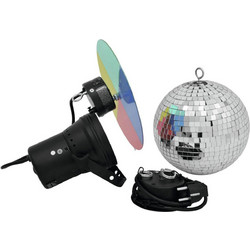EUROLITE Mirror Ball SET 20cm with Pinspot - Eurolite