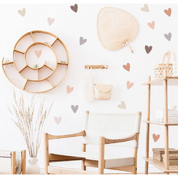 Sipo wall stickers Boho Hearts