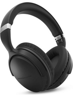 Energy Sistem BT Travel 7 ANC Ενσύρματα & Ασύρματα Bluetooth Ακουστικά Over Ear με Noise Canceling Μαύρα