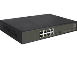 LevelOne GES-2110P Managed L2 Switch με 8 Θύρες Ethernet 1Gbps και 2 SFP Θύρες