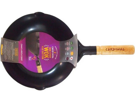 Αντικολλητικό Wok 25cm Cardinal